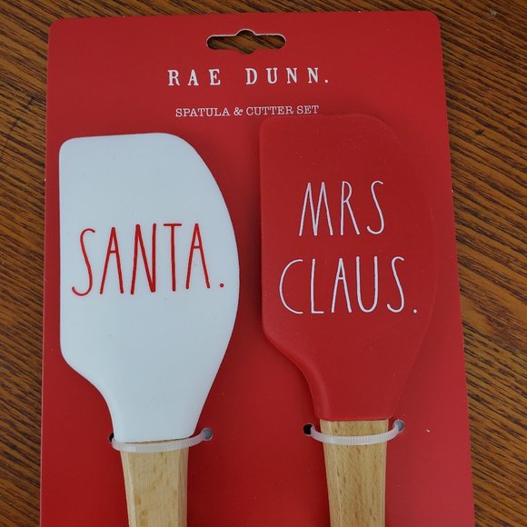 Rae Dun Spatula Cookie Cutter Santa Red White - Picture 4 of 10